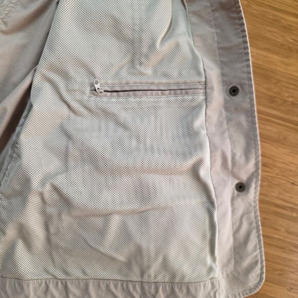 Orvis Blazer  Tan, Lightweight Snap Front Barn Coat Classic Style, Women's L - Picture 5 of 11